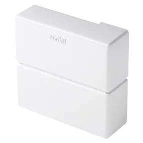 6" L Right-Hand Two-Panel End Cap for UF-2 Radiator - Runtal White