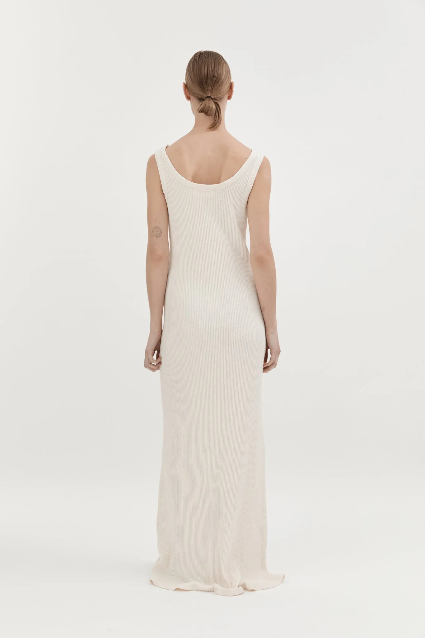 AYA KNIT DRESS - CREAM