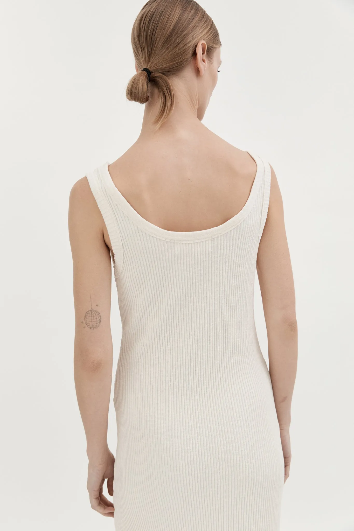 AYA KNIT DRESS - CREAM