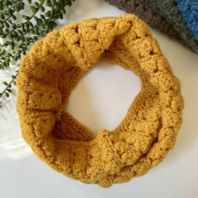 Becreates | Mustard Ladies Cowl | Infinity Scarf | Neck warmer