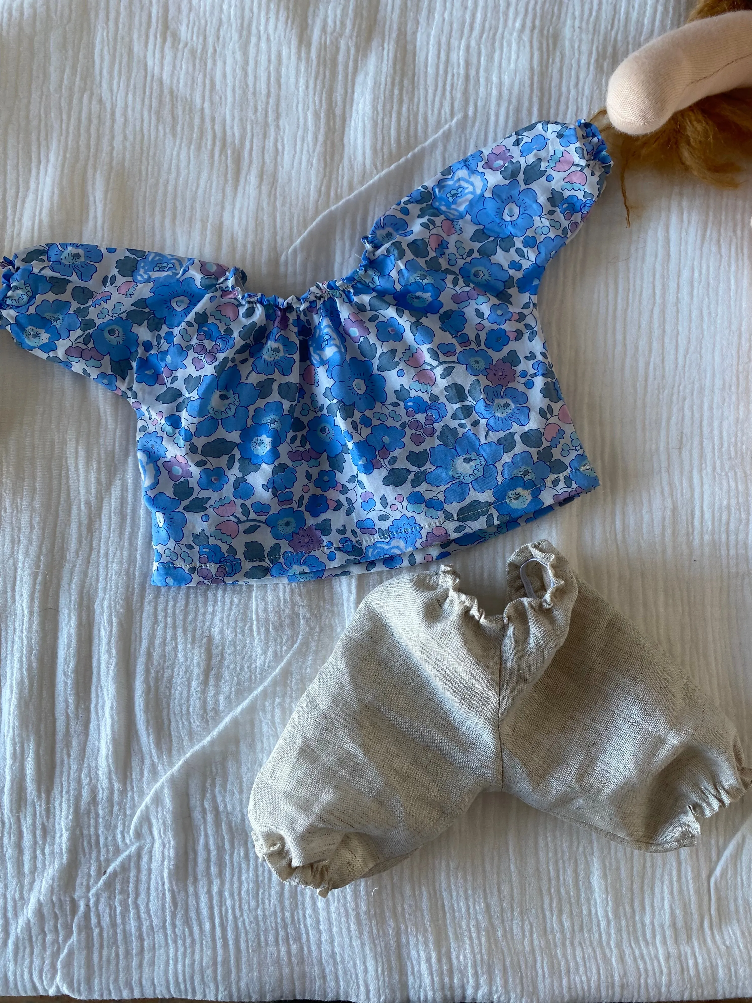 BLUE blouse and pants