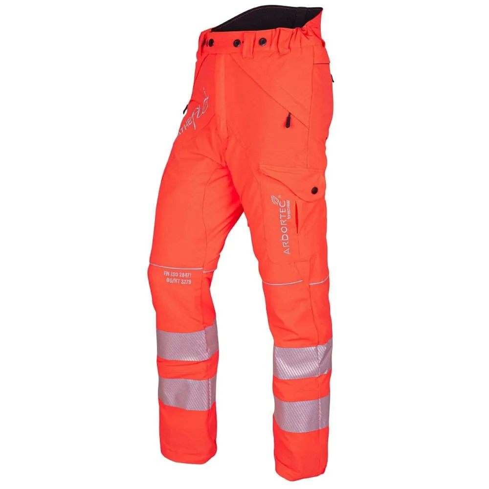 Breatheflex Chainsaw Trousers Design Type C Class 2 Hi Viz Orange