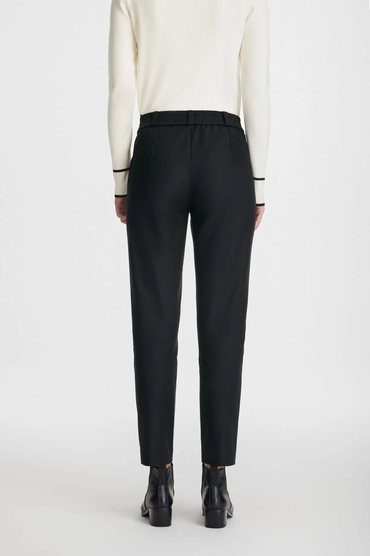 Celeste Stretchable Double Weave Easy Fit Cigarette Pants