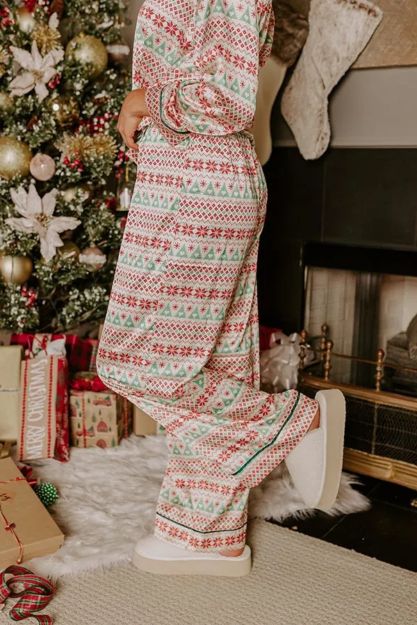 Christmas Morning Satin Pajama Pants