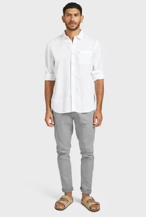 Cooper Slim Chino in Quarry Grey