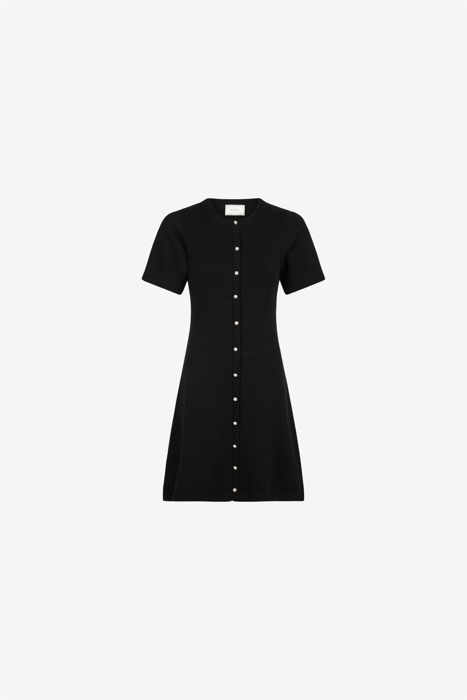 Elise Knit Dress Black