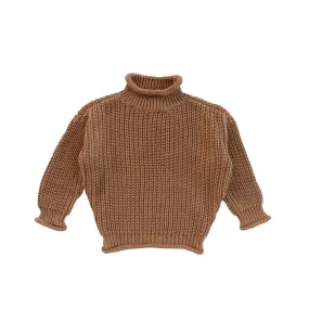 Knit Oversized Turtleneck Sweater