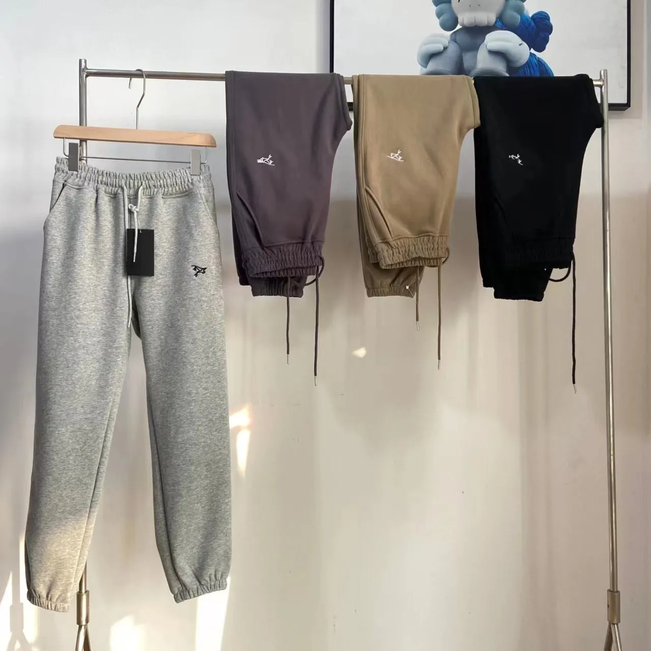 Men's Embroidered Casual Sports Pants