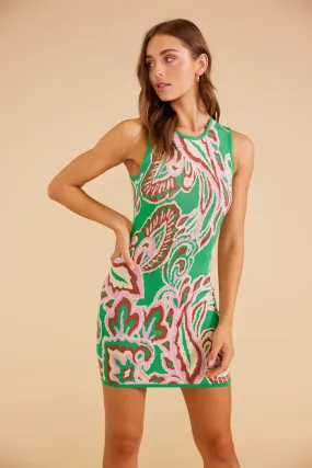 Sierra Knit Mini Dress // Paisley