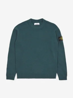 Stone Island Lambswool Crewneck Knit - Petrol