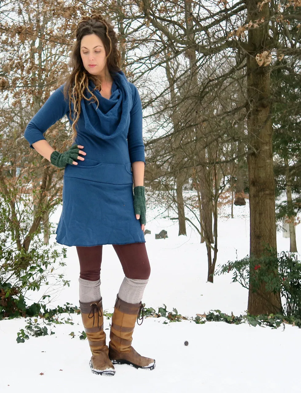 Super Cowl Darjeeling Simplicity Short Dress