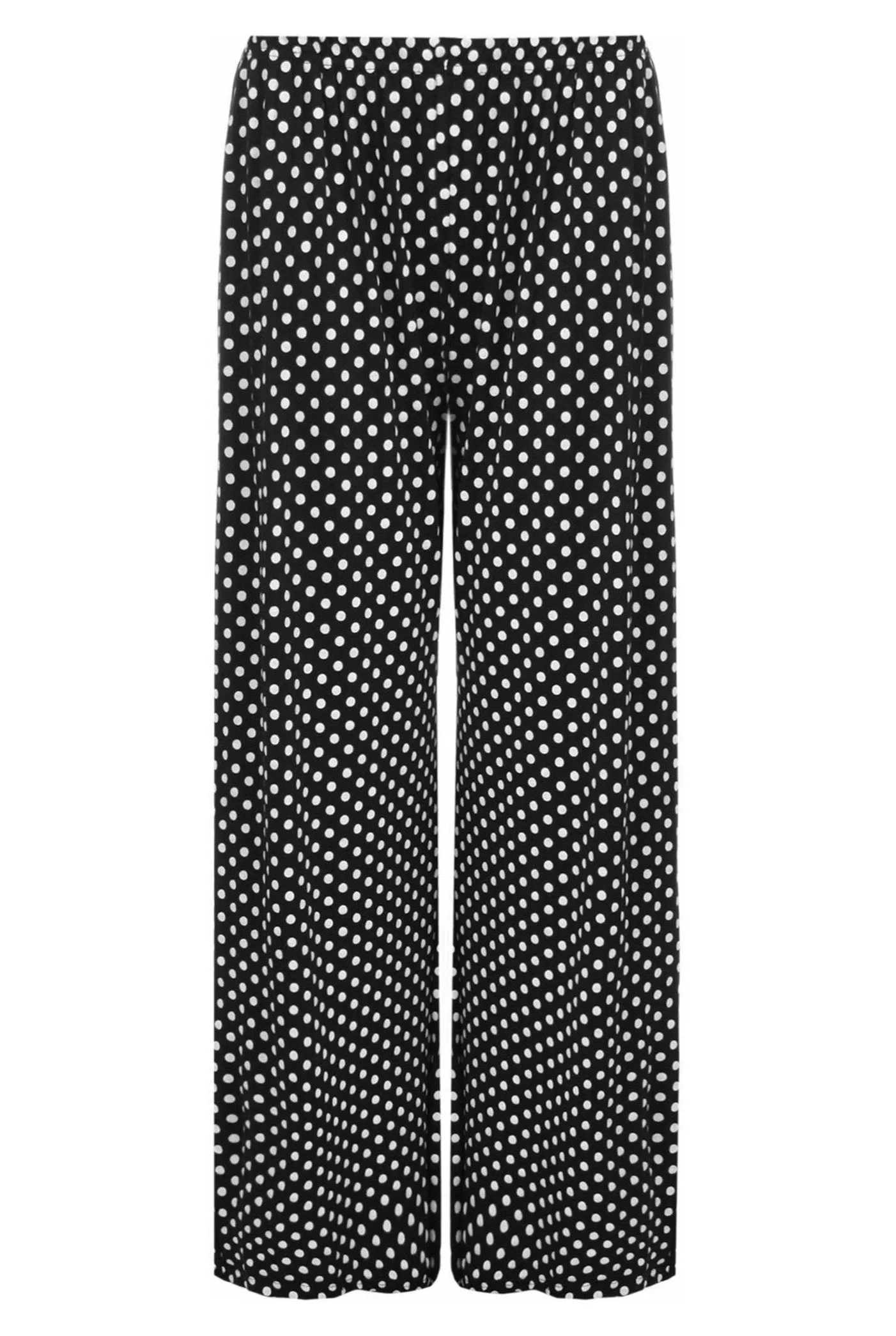 Wide Pattern Palazzo Trousers